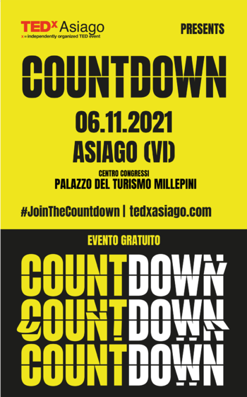 Countdown Tedx Asiago 2021