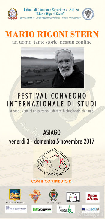 Festivalconvegno su Mario Rigoni Stern ad Asiago 2017 Festivalconvegno su Mario Rigoni Stern ad Asiago 2017