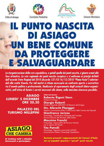 Incontro sul Punto Nascita di Asiago 