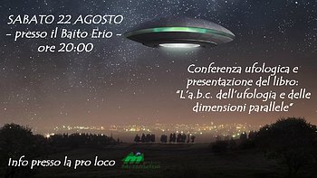 Locandina conferenza ufologica