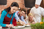 Cooking class "dandelions and other wild herbs" with participants ' dinner-17 may 2019