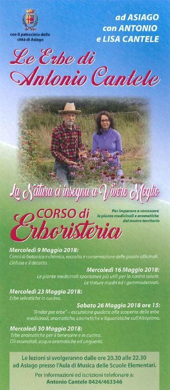 Corso di erboristeria con Antonio Cantele ad Asiago