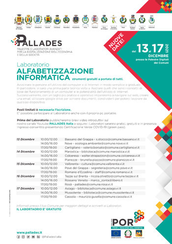 Nuovedate laboratori alfabetizzazione informatica