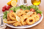 Mixed fried fish at the restaurant La Quinta 2002, January 20, 2017