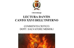 LECTURA DANTIS - Canto XXVI dell'Inferno a cura di Salvatore Memoli | Asiago, 10 maggio 2019