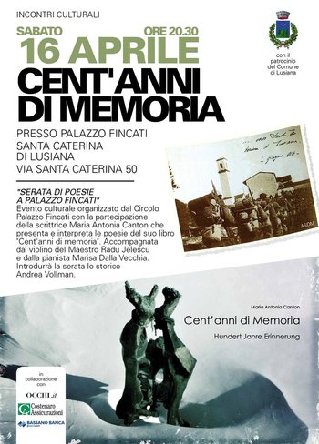 Serata di poesia a lusiana Serata di poesia a lusiana