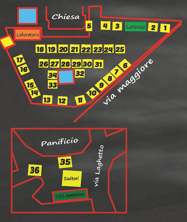 Mappa Keesemap della manifestazione Mappa Keesemap della manifestazione