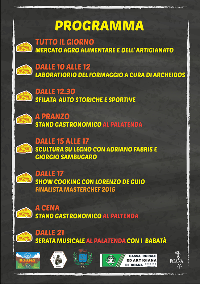 Programma keesefet 2016 a Roana Programma keesefet 2016 a Roana