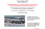 Guided walk between the districts of North Asiago, February 4, 2017