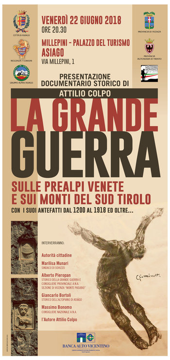 Presentazione documentario La grande guerra di Attilio Colpo - Asiago