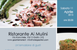 Primavera a tavola, Ristorante ai mulini, Altopiano di Asiago, 11 aprile 2015