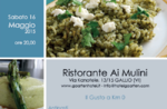 Primavera a tavola, Ristorante Ai mulini,  Gallio, 16 maggio 2015