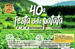 40ª Festa della Patata di Rotzo 2016, Altopiano di Asiago 2-4 Settembre 2016