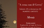 DINNER WITH THE DEER - Takeaway and home menu of the Campomezzavia Restaurant in Asiago - 23 and 24 January