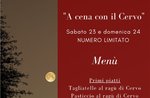 A CENA CON IL CERVO - Menu da asporto e a domicilio del Ristorante Campomezzavia di Asiago - 23 e 24 gennaio