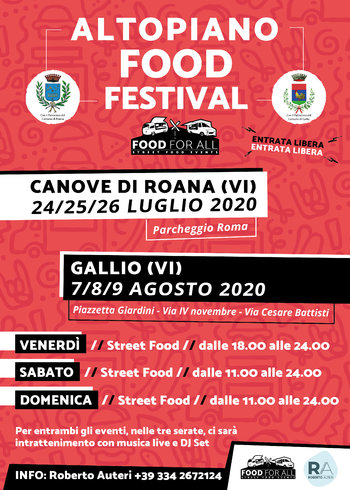 Altopiano food festival a Canove