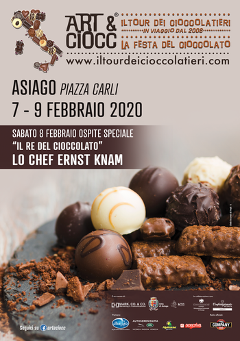 Art&Ciocc ad Asiago con Ernst Knam Art&Ciocc ad Asiago con Ernst Knam