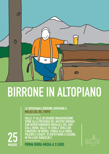 Birre Birrone a Malga Col Del Vento Birre Birrone a Malga Col Del Vento
