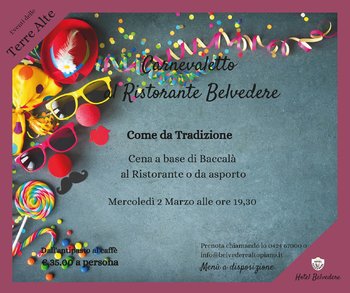 Carnevaletto 2022 all'Hotel Belvedere di Cesuna di Roana