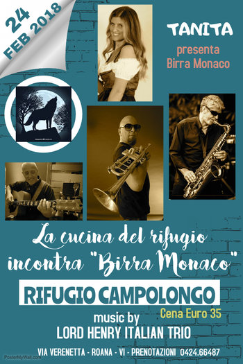 Cena Birra Monaco al Rifugio Campolongo Cena Birra Monaco al Rifugio Campolongo