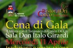 Serata di apertura con cena di gala per la rassegna "A Tavola con il Tarassaco di Conco" - 11 aprile 2018