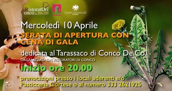 Cena di gala tarassaco di Conco 2019