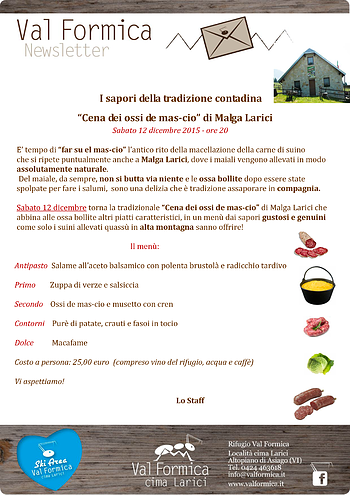 Cena ossi de mascio Valformica 2015 Cena ossi de mascio Valformica 2015