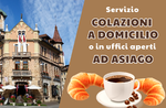 Servizio consegna colazioni a domicilio e in ufficio del GRAN CAFFE' ADLER ad Asiago per emergenza Coronavirus Covid19