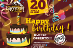 HAPPY BIRTHDAY BARRICATA - Serata anniversario trattoria Barricata con buffet offerto - 20 aprile 2018