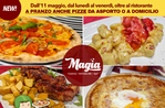 Home Lieferung und Takeaway Service Pizza und Restaurant Magic Asiago für Notfall Coronavirus Covid19