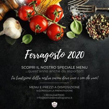 Ferragosto 2020 ristorante belvedere