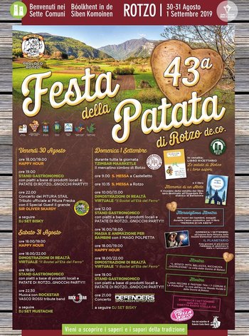 Festa della Patata di Rotzo 2019 Festa della Patata di Rotzo 2019
