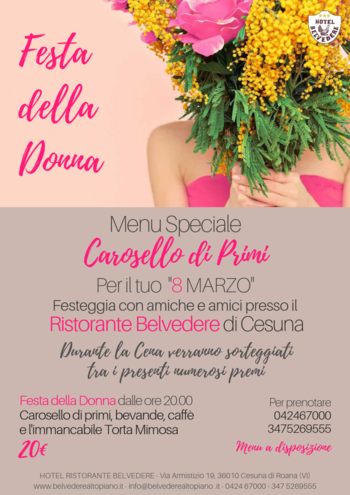Festa delle donne 2019 al Belvedere di Cesuna Festa delle donne 2019 al Belvedere di Cesuna