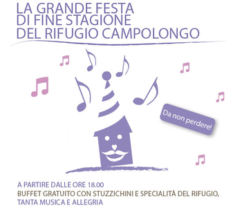 Festa di fine stagione al rifugio campolongo 15 aprile 2017