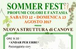 "SOMMER FEST - Profumi, colori e fantasia" a Canove di Roana - 12/13 agosto 2017