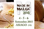 Hergestellt in Malga 2015 nationales Ereignis Asiago Käse 4 Mountain-September 6