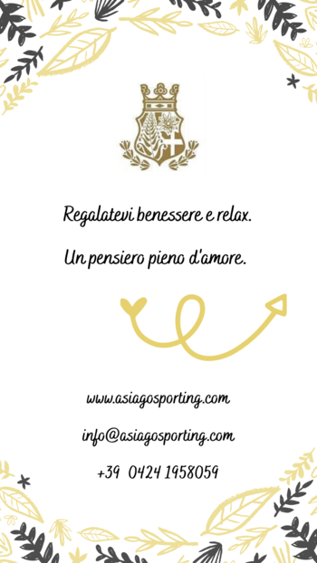 Pacchetti regalo Asiago Sporting Hotel Pacchetti regalo Asiago Sporting Hotel