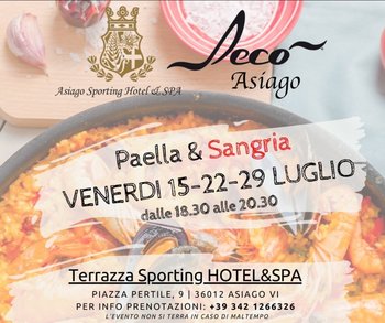 Paella & Sangria Asiago Sporting e Spa 2022