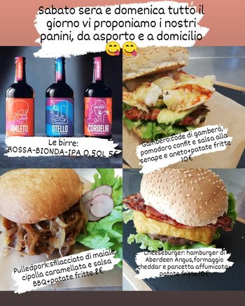 Panini da asporto e domicilio Ristorante Alpi di Foza