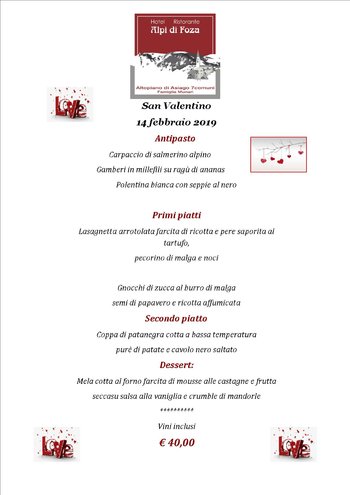 San valentino 2019 Alpi di Foza San valentino 2019 Alpi di Foza