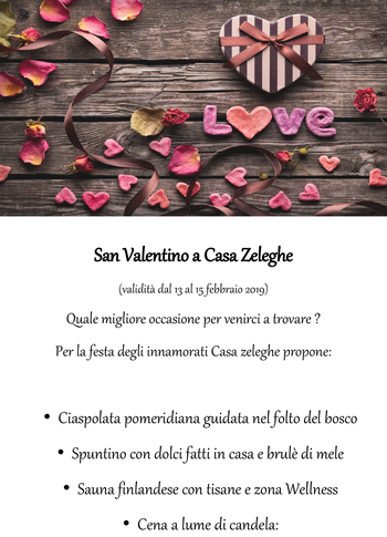 San valentino a Casa Zeleghe