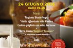 Am Abend Weinprobe im Restaurant-PIZZERIA Magic von Asiago, 24. Juni 2016