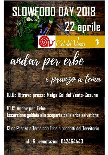 Slowfood Day a Col Del Vento 2018