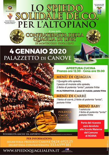 Spiedo per l'Altopiano 2020 Spiedo per l'Altopiano 2020