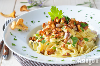 Tagliolini con funghi