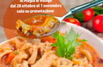 Trippa alla parmigiana to the bridge of the Saints at the pizza restaurant magic of 28 October to 1 November 2017-Asiago