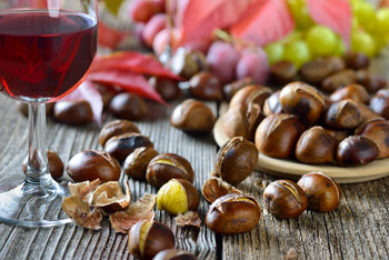 Vino e castagne