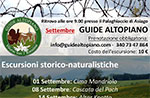 Escursioni con Guide Altopiano sull'Altopiano di Asiago, mese di settembre 2013