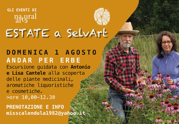 Andar per erbe con Antonio e Lisa Cantele a Mezzaselva Andar per erbe con Antonio e Lisa Cantele a Mezzaselva