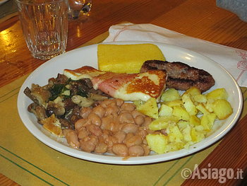 Cena Rifugio Alpino Asiago